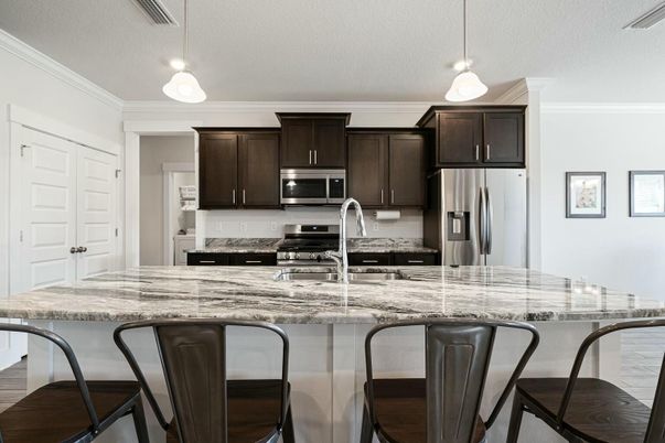 Interior, Kitchen, Pendant Lights, Stainless Steel Appliances