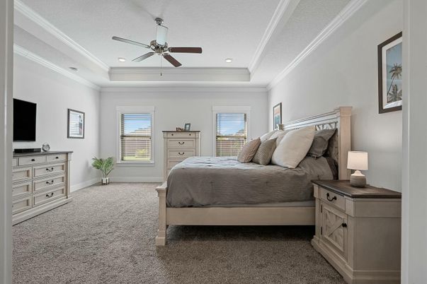 Bedroom, Interior, Recessed Lighting