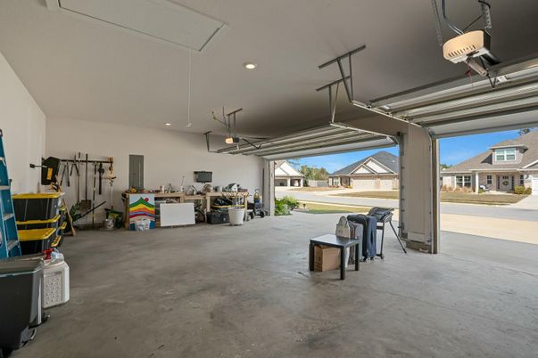 Garage, Interior, Recessed Lighting