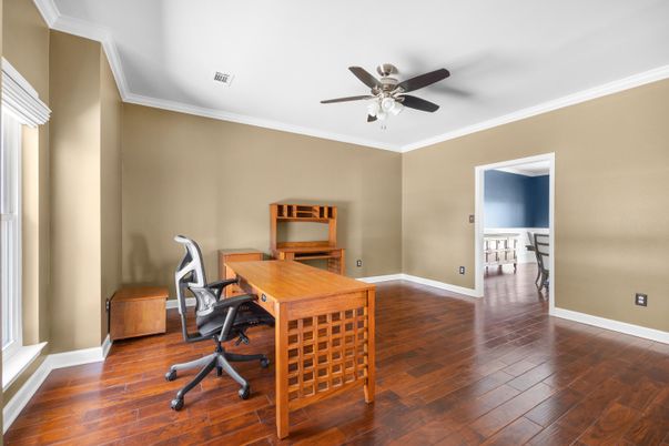Home Office, Interior, Wood Texture Flooring