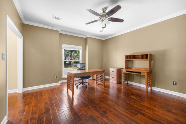 Home Office, Interior, Wood Texture Flooring