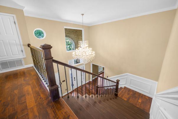 Chandelier, Interior, Wood Texture Flooring
