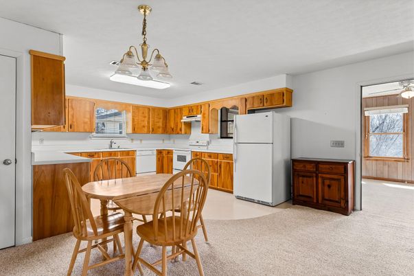 Dining room, Interior, Kitchen, Pendant Lights