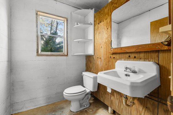 Bathroom, Interior, Wooden Walls