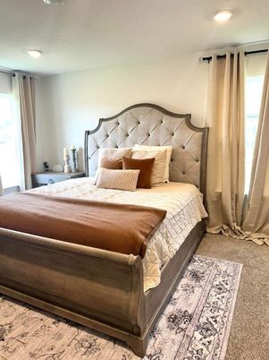 Bedroom, Interior, Recessed Lighting
