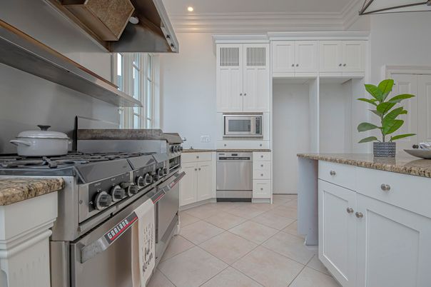 Interior, Kitchen, Recessed Lighting, Stainless Steel Appliances