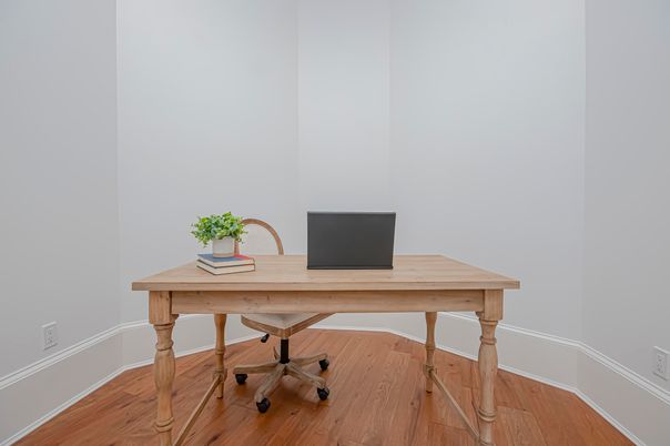 Home Office, Interior, Wood Texture Flooring