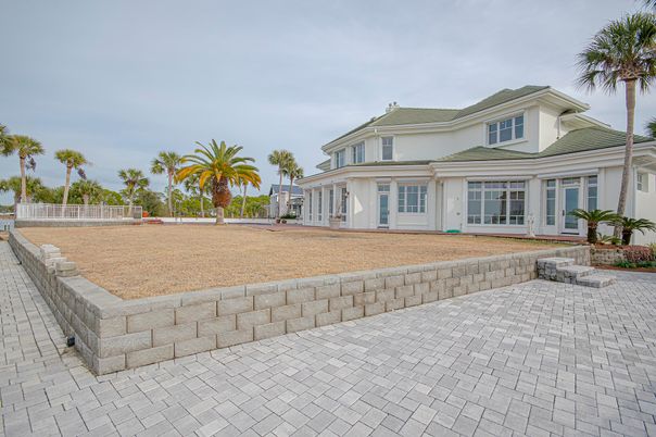 Backyard, Exterior, Facade, Mediterranean