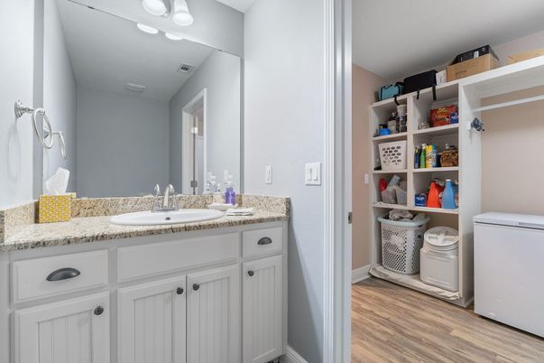 Bathroom, Interior, Wood Texture Flooring