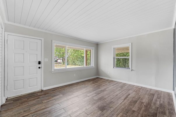 Empty room, Interior, Wood Texture Flooring