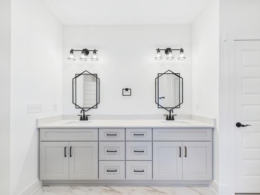 Bathroom, Dual Sink Vanities, Interior, Marble