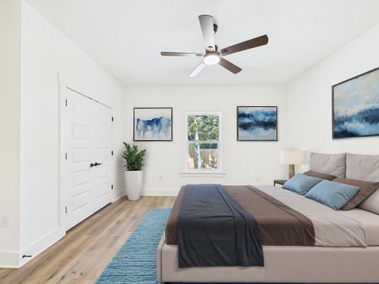 Bedroom, Interior, Wood Texture Flooring