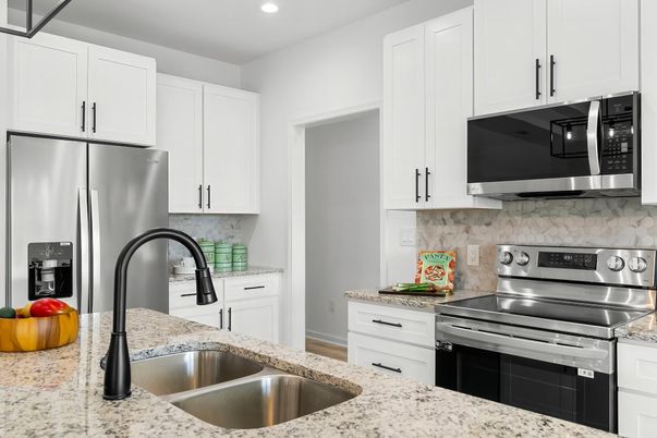 Interior, Kitchen, Recessed Lighting, Stainless Steel Appliances