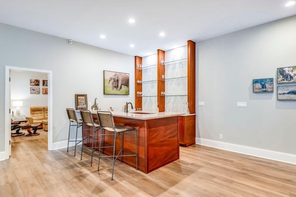 Interior, Recessed Lighting, Wood Texture Flooring