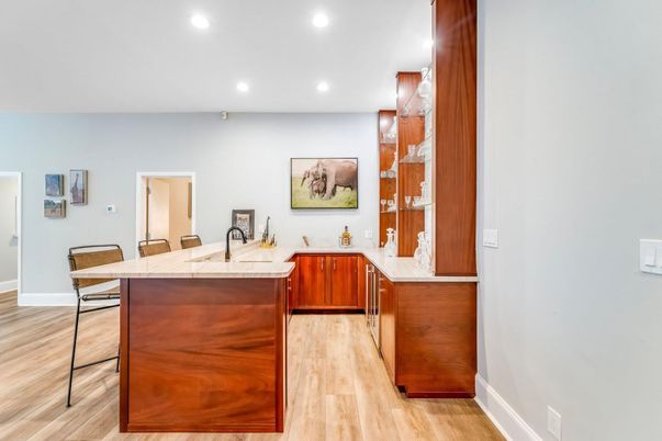 Interior, Recessed Lighting, Wood Texture Flooring