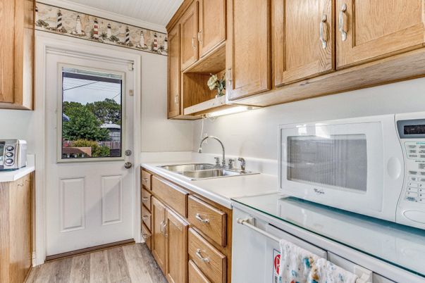 Interior, Kitchen, Wood Texture Flooring