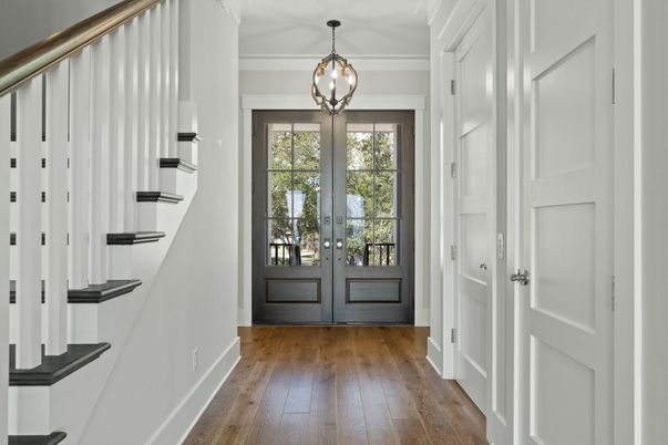 Interior, Pendant Lights, Wood Texture Flooring
