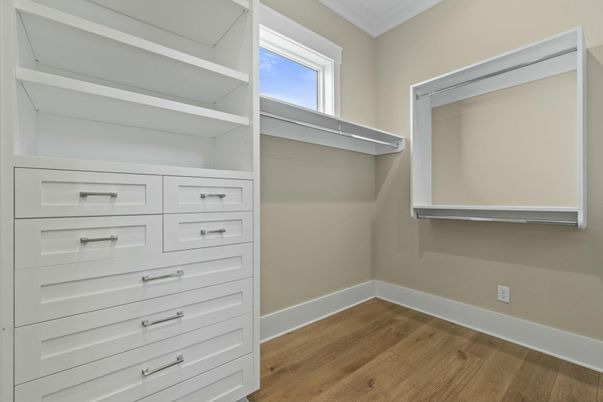 Interior, Walk-in Closets, Wood Texture Flooring