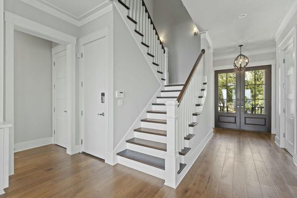 Interior, Pendant Lights, Wood Texture Flooring