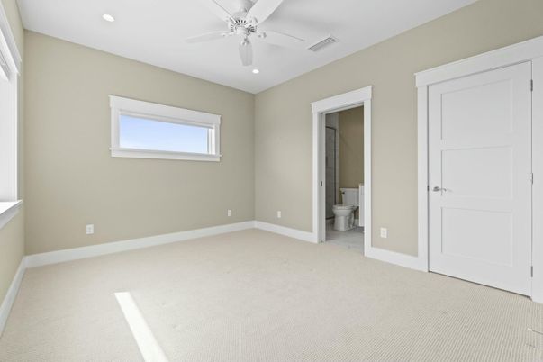 Bathroom, Empty room, Interior, Recessed Lighting