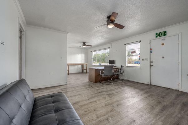 Home Office, Interior, Wood Texture Flooring