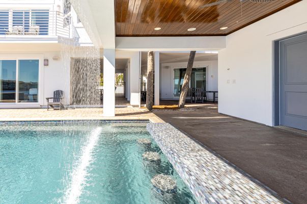 Interior, Pool, Recessed Lighting, Wooden Ceilings