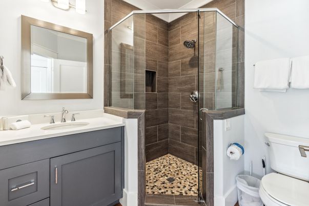 Bathroom, Glass Shower, Interior