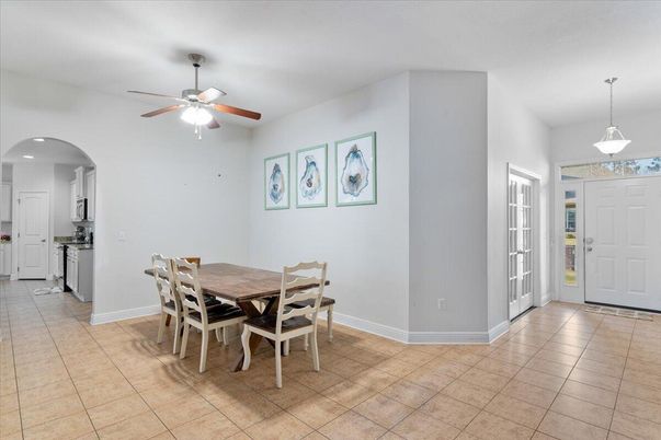 Dining room, Interior, Kitchen, Pendant Lights, Recessed Lighting