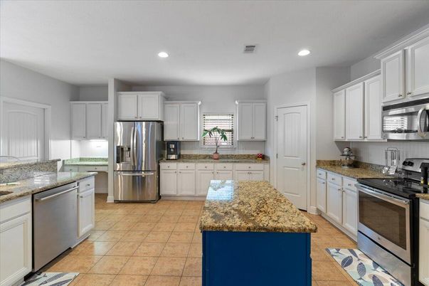Interior, Kitchen, Recessed Lighting, Stainless Steel Appliances