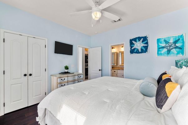 Bedroom, Interior, Wood Texture Flooring