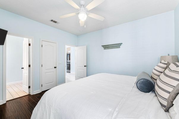 Bedroom, Interior, Wood Texture Flooring