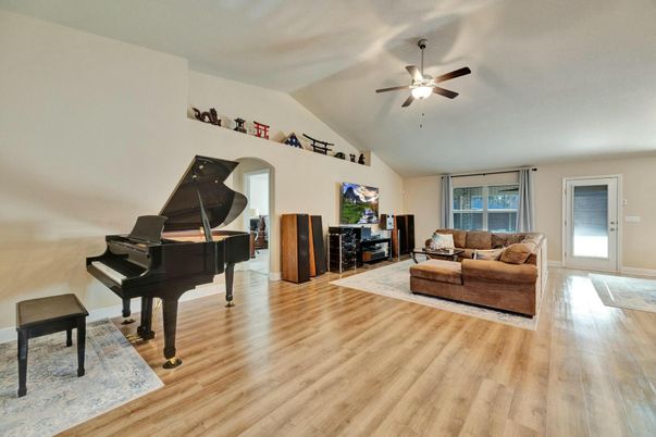 Interior, Living room, Piano, Wood Texture Flooring