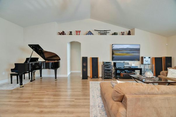 Interior, Living room, Piano, Wood Texture Flooring