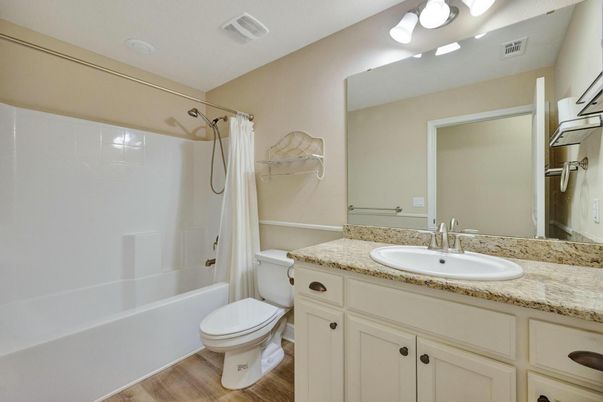 Bathroom, Interior, Wood Texture Flooring
