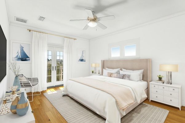 Bedroom, Interior, Wood Texture Flooring
