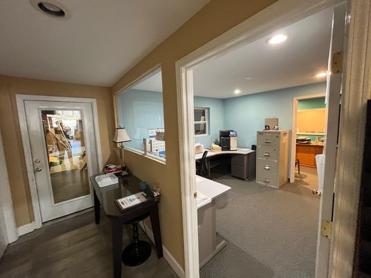 Home Office, Interior, Recessed Lighting