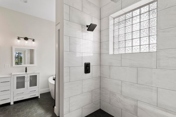 Bathroom, Interior, Marble Walls