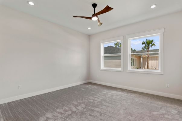 Empty room, Interior, Recessed Lighting