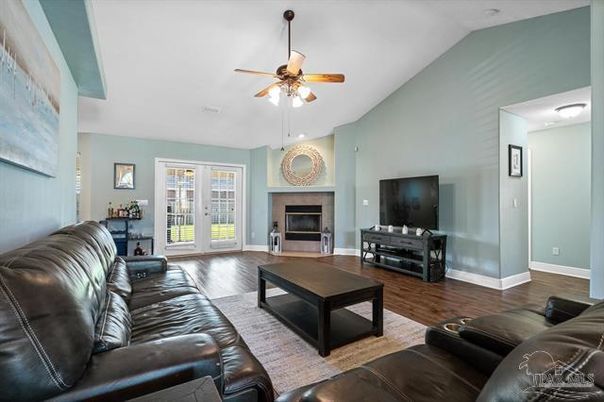 Fireplace, Interior, Living room, Wood Texture Flooring