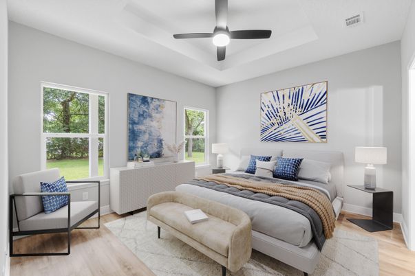 Bedroom, Interior, Wood Texture Flooring