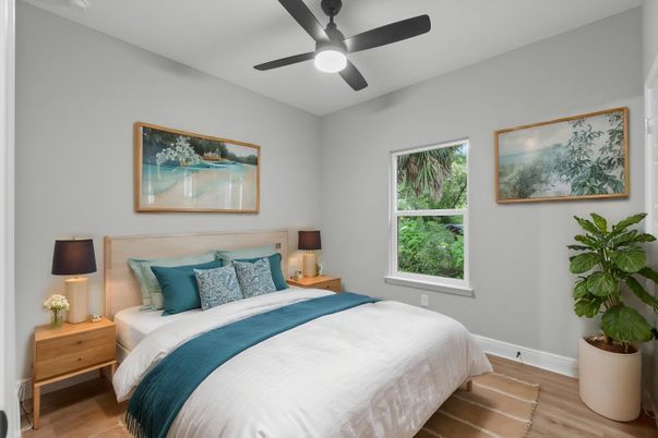 Bedroom, Interior, Wood Texture Flooring
