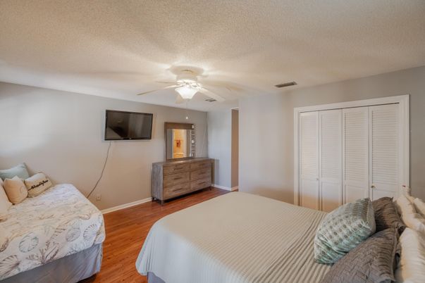 Bedroom, Interior, Wood Texture Flooring