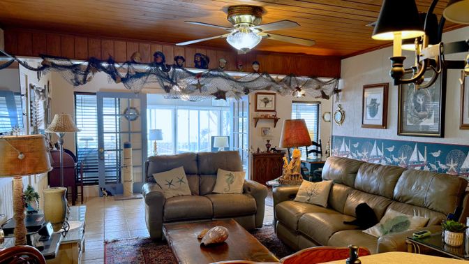 Interior, Living room, Wooden Ceilings