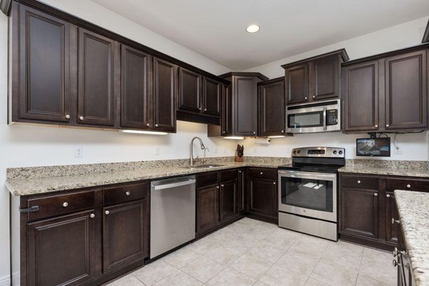 Interior, Kitchen, Recessed Lighting, Stainless Steel Appliances