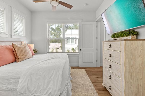 Bedroom, Interior, Wood Texture Flooring