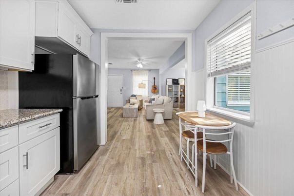 Interior, Kitchen, Living room, Wood Texture Flooring