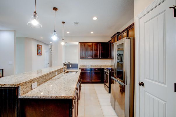 Interior, Kitchen, Pendant Lights, Recessed Lighting
