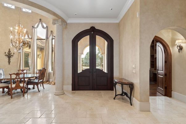 Chandelier, Dining room, Interior, Recessed Lighting