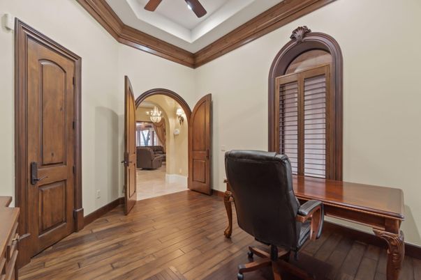 Home Office, Interior, Wood Texture Flooring