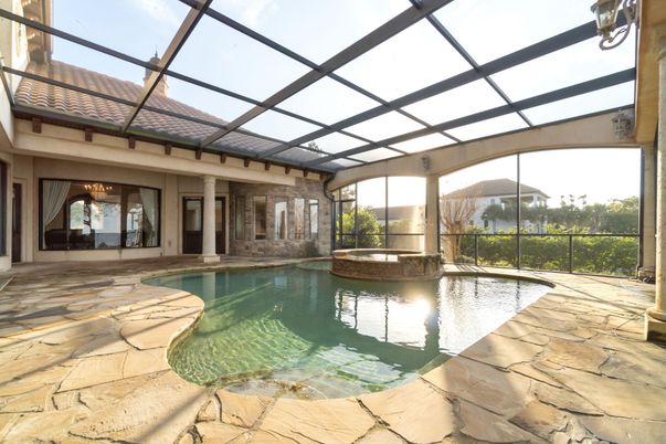 Glass Ceilings, Interior, Pool, Sun Room